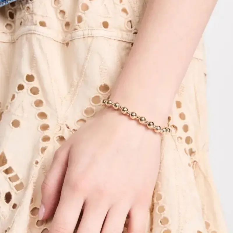 Vlen Copper Beads Bracelet Ins Fashion High Quality Strand Bracelets Simple Jewelry for Women Stacking Pulseras
Vlen Copper Beads Bracelet Ins Fashion High Quality Strand Bracelets Simple Jewelry for Women Stacking Pulseras