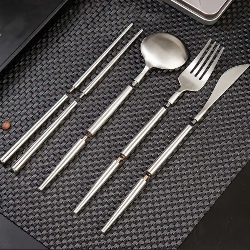 Набор съемных роскошных столовых приборов, комплект из 4 ложек, вилок и ложек из нержавеющей стали, в западном стиле
Набор съемных роскошных столовых приборов, комплект из 4 ложек, вилок и ложек из нержавеющей стали, в западном стиле