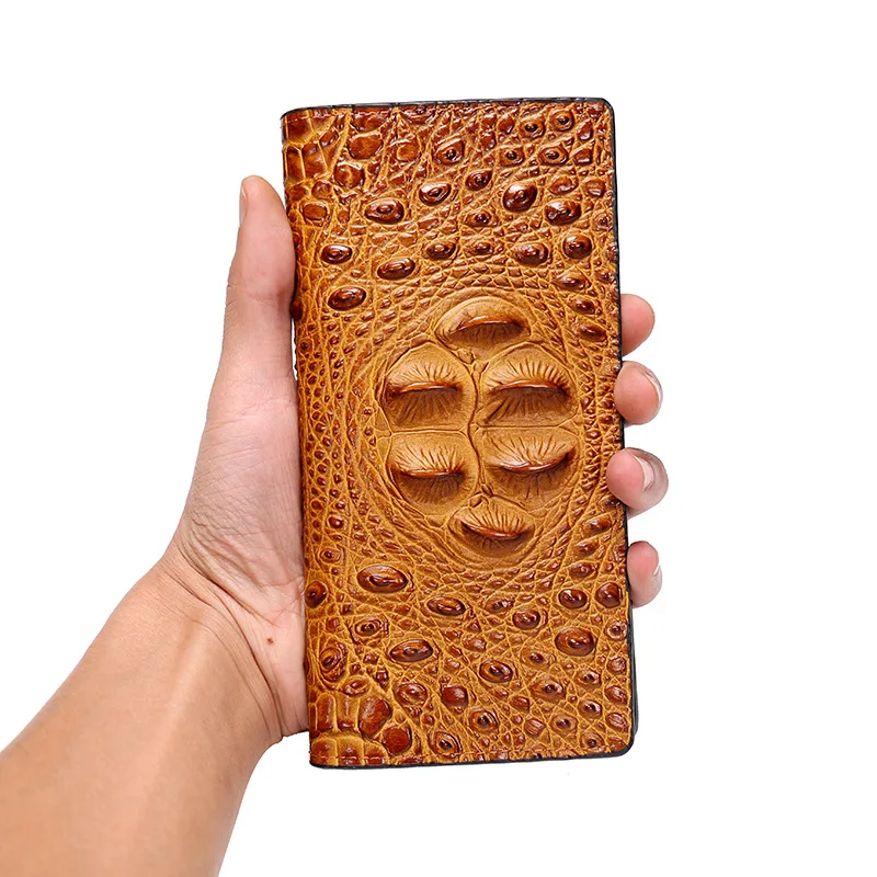 Luxury Men's Wallet with Crocodile Embossed Pattern Solid Color Large Capacity Multi Card Position Wallet for Men
Luxury Men's Wallet with Crocodile Embossed Pattern Solid Color Large Capacity Multi Card Position Wallet for Men