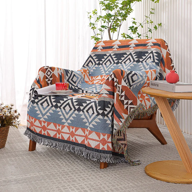 Nordic sofa blanket cover throw geometry double-sided sofa towel outdoor picnic blanket model room decoration rug boho tapestry
Nordic sofa blanket cover throw geometry double-sided sofa towel outdoor picnic blanket model room decoration rug boho tapestry