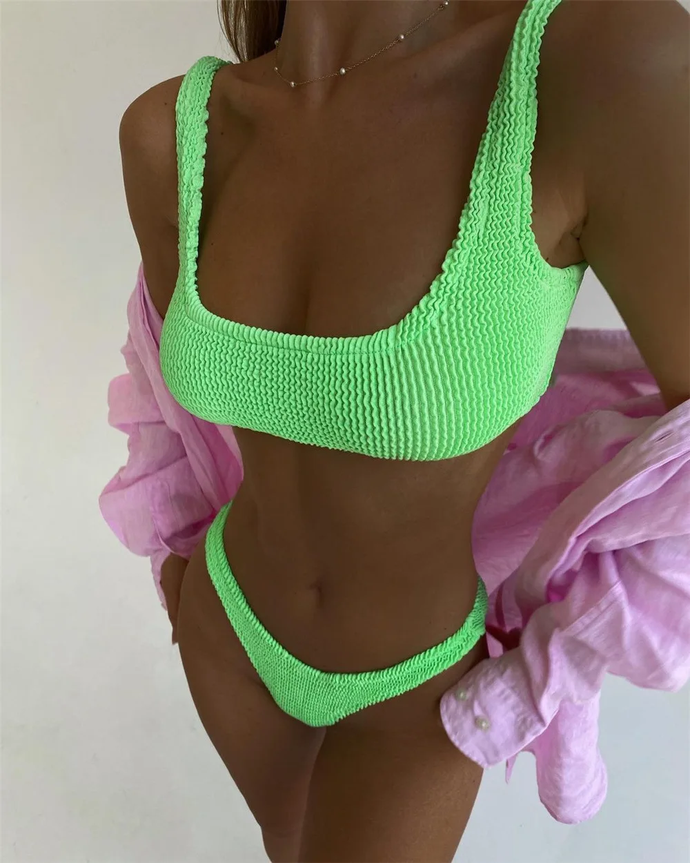 Bikini 2022 Push Up Women Swimsuits Female Solid Bikini Set Sexy Swimwear Bathing Suit Swimming Suits Brazilian Biquini
Bikini 2022 Push Up Women Swimsuits Female Solid Bikini Set Sexy Swimwear Bathing Suit Swimming Suits Brazilian Biquini