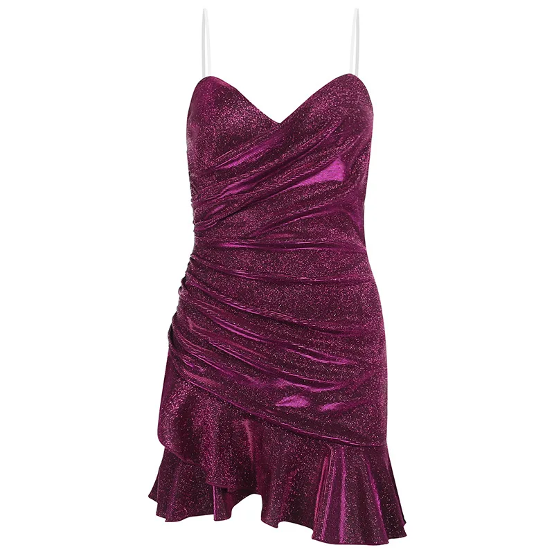 Holiday Dresses Slim Shiny Sweetheart Neck Spaghetti Strap Sexy Party Club Mini Dress Evening Short Dress Fashion Prom Dresses
Holiday Dresses Slim Shiny Sweetheart Neck Spaghetti Strap Sexy Party Club Mini Dress Evening Short Dress Fashion Prom Dresses