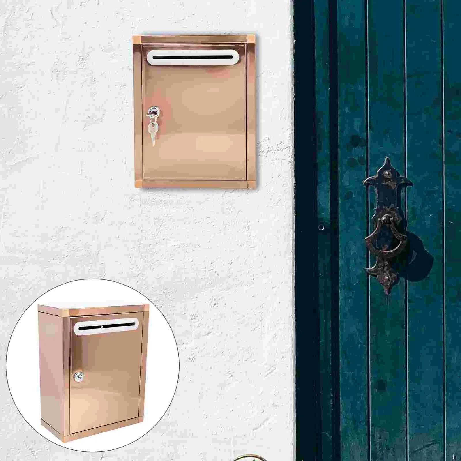 Box Letter Suggestion Wall Drop Post Hanging Mailbox Donation Lock Complaint Metal Mail Collection Newspaper Comment Office
Box Letter Suggestion Wall Drop Post Hanging Mailbox Donation Lock Complaint Metal Mail Collection Newspaper Comment Office