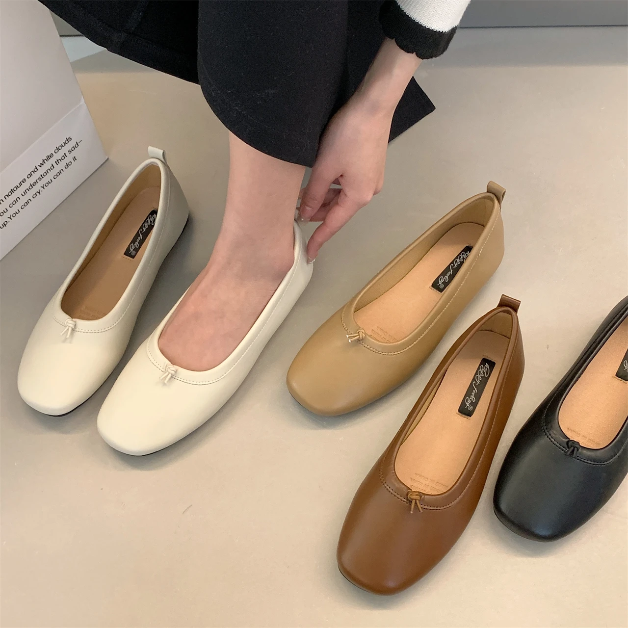 Bailamos Women Flats Soft Loafers Gentle Fairy Women's Shoes Non Slip Ballet Shoes Comfortable Mules Dress Shoes Mujer
Bailamos Women Flats Soft Loafers Gentle Fairy Women's Shoes Non Slip Ballet Shoes Comfortable Mules Dress Shoes Mujer