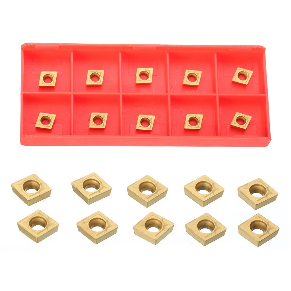 CCMT060204 Insert Carbide Inserts 6*6*2.5mm Carbide Gold Holder Machining Steel Turning Tool Impact Resistance
CCMT060204 Insert Carbide Inserts 6*6*2.5mm Carbide Gold Holder Machining Steel Turning Tool Impact Resistance