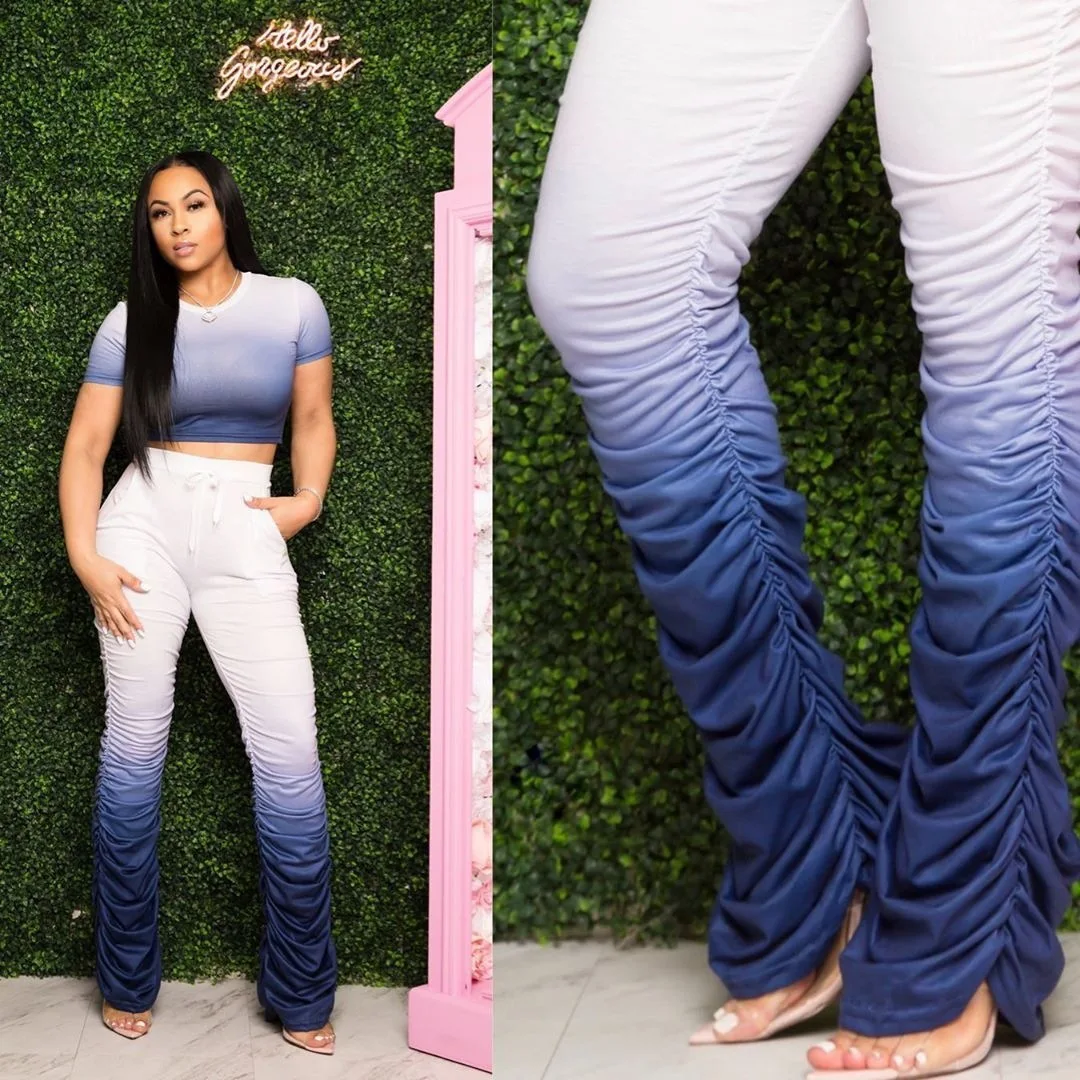 Perl Cropped Navel Short-sleeved T-shirt Trousers Suit High-waist Hip-lifting Slim Smocked Two-piece Women Set Summer Outfit
Perl Cropped Navel Short-sleeved T-shirt Trousers Suit High-waist Hip-lifting Slim Smocked Two-piece Women Set Summer Outfit