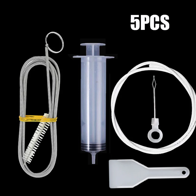 Щетка для чистки в холодильнике, щетка для чистки сливного отверстия в холодильнике, шприц для чистки шланга холодильника, палочка для чистки труб 
Щетка для чистки в холодильнике, щетка для чистки сливного отверстия в холодильнике, шприц для чистки шланга холодильника, палочка для чистки труб