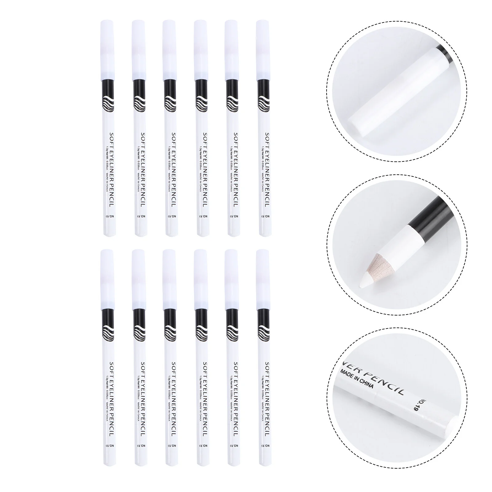 12 Pcs Eyeliner Makeup Applicator Silkworm Liquid Colored Mechanical Pencils Shadow
12 Pcs Eyeliner Makeup Applicator Silkworm Liquid Colored Mechanical Pencils Shadow