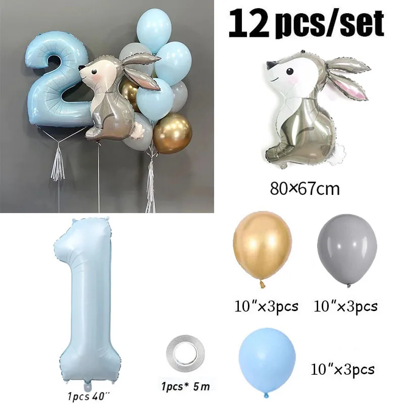 Фольгированные шары с изображением кролика и животного TingBabyer 12 шт.
Фольгированные шары с изображением кролика и животного TingBabyer 12 шт.