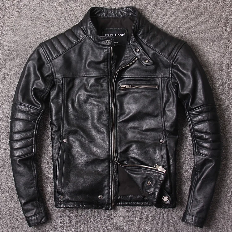 Free shipping.Vintage style mens cowhide clothes,quality biker leather Jacket,fashion black genuine Leather coat.homme slim,
Free shipping.Vintage style mens cowhide clothes,quality biker leather Jacket,fashion black genuine Leather coat.homme slim,