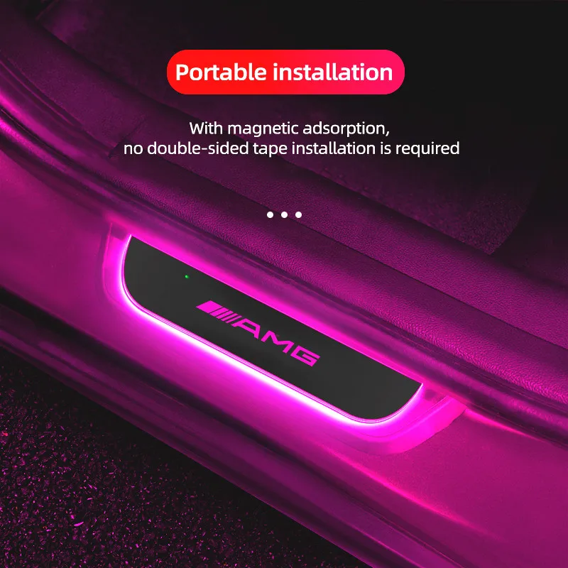 Custom Emblem LED Car Door Sill Mood Light For Mercedes Benz AMG GT GT4 W204 W203 W212 W211 W124 W210 Car interior Accessories
Custom Emblem LED Car Door Sill Mood Light For Mercedes Benz AMG GT GT4 W204 W203 W212 W211 W124 W210 Car interior Accessories