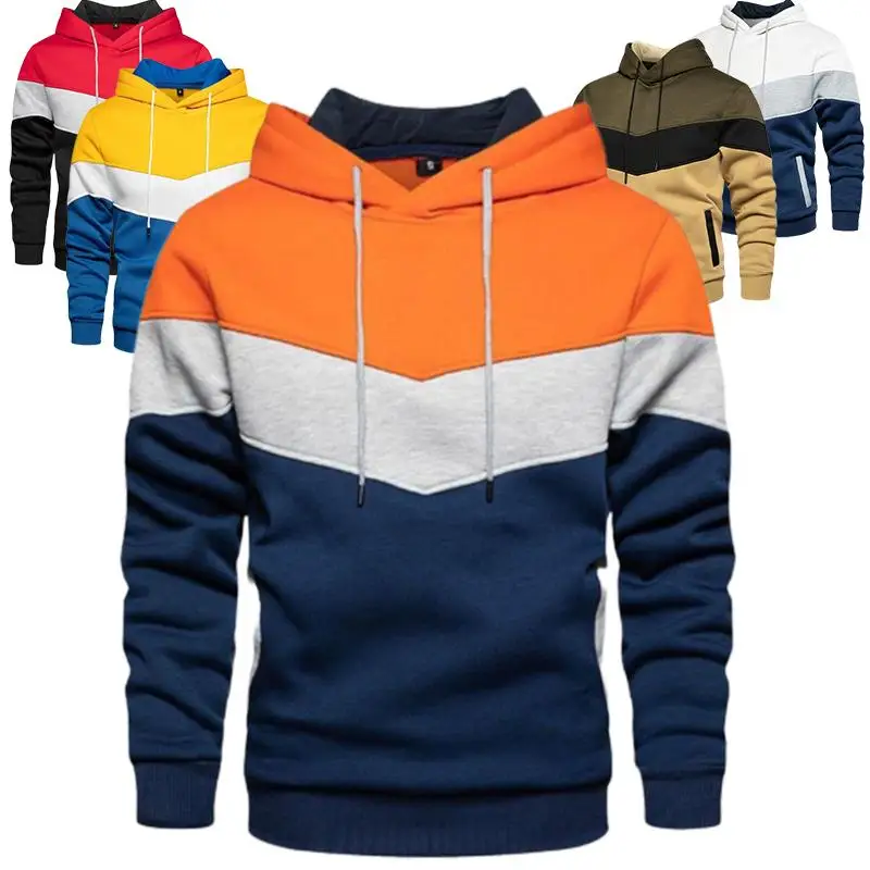 Men's Patchwork Hooded Sweatshirt Hoodies Clothing Casual Loose Fleece Warm Streetwear Male Fashion Autumn Winter Sports Outwear
Men's Patchwork Hooded Sweatshirt Hoodies Clothing Casual Loose Fleece Warm Streetwear Male Fashion Autumn Winter Sports Outwear
