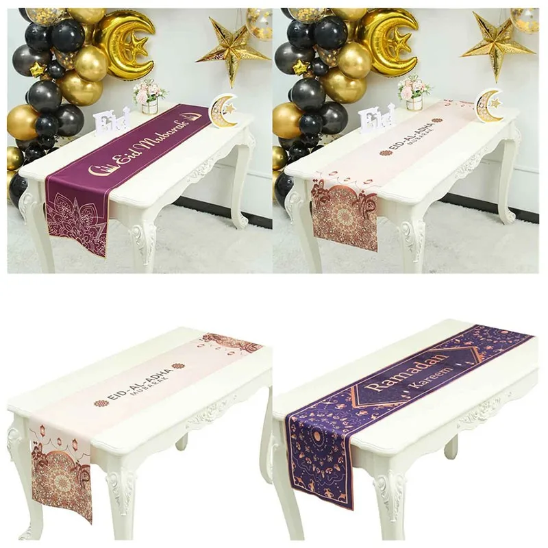 35*180cm Mubarak Table Runner Ramadan Decoration For Islamic Muslim Party Supplies Ramadan Decor Tablecloth Placemat
35*180cm Mubarak Table Runner Ramadan Decoration For Islamic Muslim Party Supplies Ramadan Decor Tablecloth Placemat