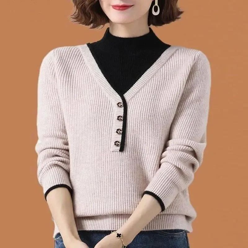 2023 New Pullover Turtleneck Sweater Women Fall Soft Knit Sweater Slim Elastic Korean Simple Basic Cheap Jumper Solid Tops
2023 New Pullover Turtleneck Sweater Women Fall Soft Knit Sweater Slim Elastic Korean Simple Basic Cheap Jumper Solid Tops