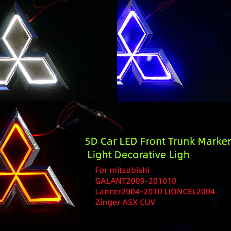 1Pcs 5D Car Front Grille Trunk Logo LED Light Retrofit Light For mitsubishi GALANT2009-201010 Lancer2004-2010 LIONCEL2004
1Pcs 5D Car Front Grille Trunk Logo LED Light Retrofit Light For mitsubishi GALANT2009-201010 Lancer2004-2010 LIONCEL2004