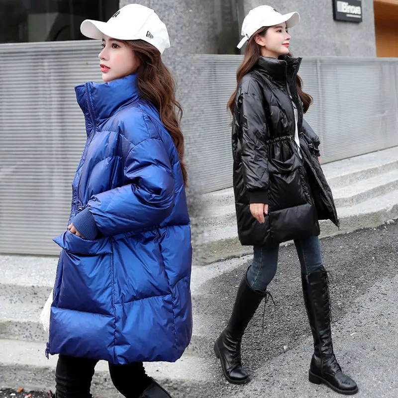 Women Jacket 2022 Winter Parka Clothes Women's Solid Mid-Length Down Cotton Jackets Coats Korean Loose Warm Thick Parkas E506
Women Jacket 2022 Winter Parka Clothes Women's Solid Mid-Length Down Cotton Jackets Coats Korean Loose Warm Thick Parkas E506