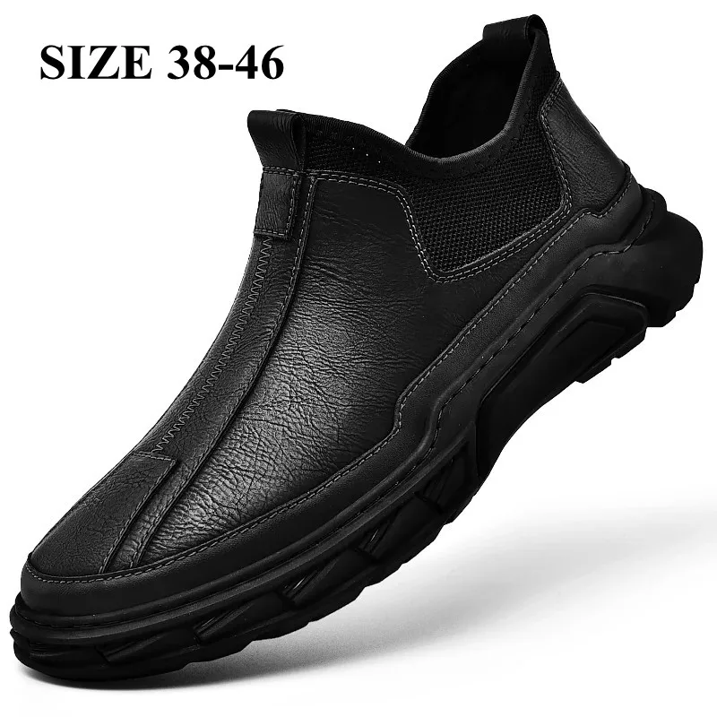New Ankle Boots High Quality Genuine Leather Business Casual Shoes Fashion Street Style Sport Slip On Big Size
New Ankle Boots High Quality Genuine Leather Business Casual Shoes Fashion Street Style Sport Slip On Big Size