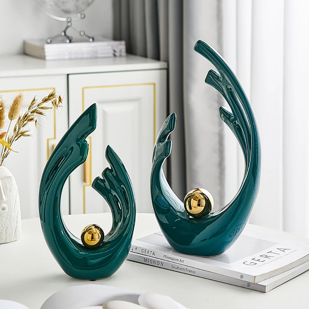 European Style Ceramic Wave Abstract Ornaments Living Room Decoration Office Decoration Desk Accessories Modern Home Decor Gift
European Style Ceramic Wave Abstract Ornaments Living Room Decoration Office Decoration Desk Accessories Modern Home Decor Gift