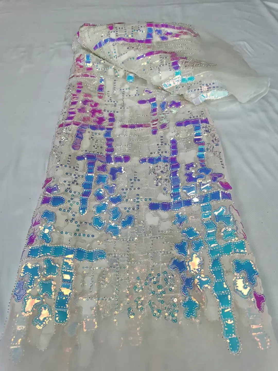 African Sequins Lace Fabric High Quality SYJ-1228581 Lace Material Nigerian French Net Lace Fabric For Wedding
African Sequins Lace Fabric High Quality SYJ-1228581 Lace Material Nigerian French Net Lace Fabric For Wedding