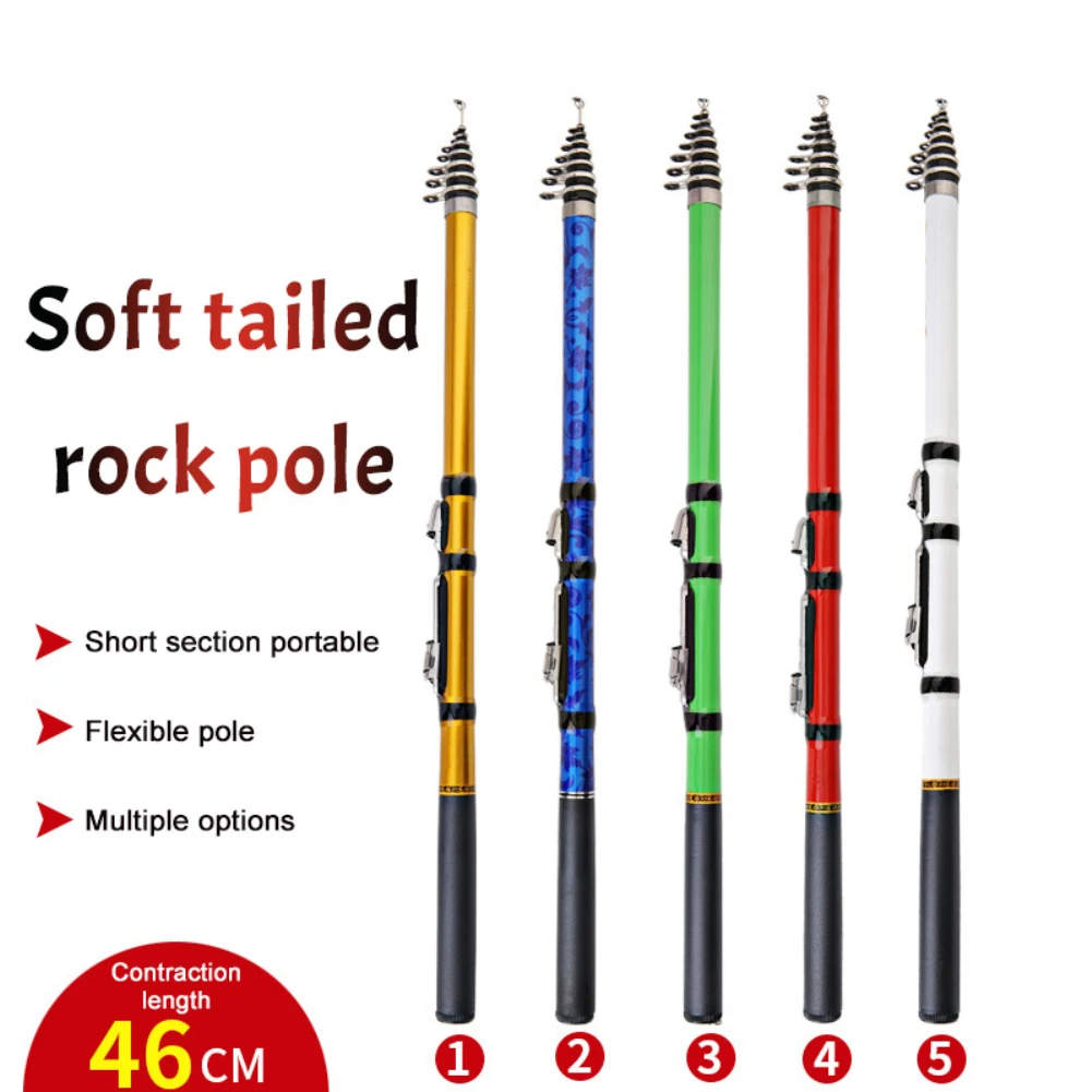 Telescopic Fishing Rod Spinning Fly Carp Feeder Carbon Fiber Pesca 2.7M 2.4M 2.1M 1.8M 1.5M Mini Reel Fishing Accessory
Telescopic Fishing Rod Spinning Fly Carp Feeder Carbon Fiber Pesca 2.7M 2.4M 2.1M 1.8M 1.5M Mini Reel Fishing Accessory
