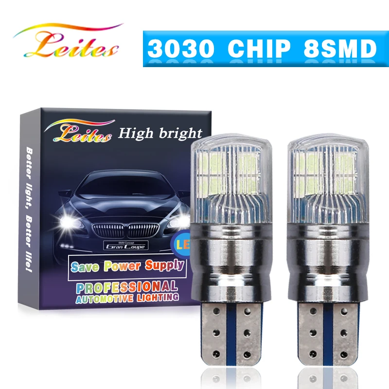 10pcs T10 W5W 3030 Bright LED 194 T10 LED Bulbs 6000K White 168 3030 Chips for Dome Light Map Light Door Light
10pcs T10 W5W 3030 Bright LED 194 T10 LED Bulbs 6000K White 168 3030 Chips for Dome Light Map Light Door Light