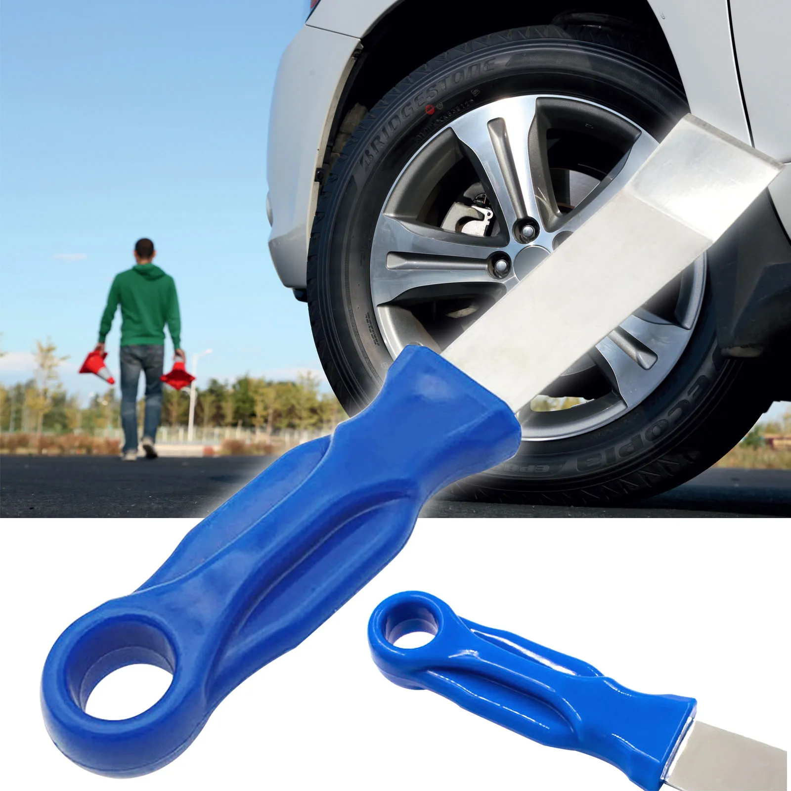 Car Tire Repair Tool Metal Scraper for Adhesive Stick on Wheel Weights Removal Tape Wheel Balancing Blocks Remover for BWM Honda
Car Tire Repair Tool Metal Scraper for Adhesive Stick on Wheel Weights Removal Tape Wheel Balancing Blocks Remover for BWM Honda