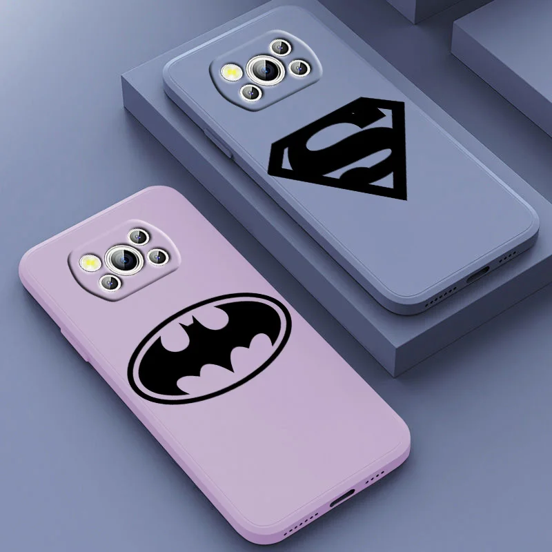 Batman Superman Joker Logo For Xiaomi POCO X4 M5S F4 M4 X3 F3 M3 C3 F2 X2 F1 Pro GT NFC 4G 5G Liquid Rope Silicone Phone Case
Batman Superman Joker Logo For Xiaomi POCO X4 M5S F4 M4 X3 F3 M3 C3 F2 X2 F1 Pro GT NFC 4G 5G Liquid Rope Silicone Phone Case
