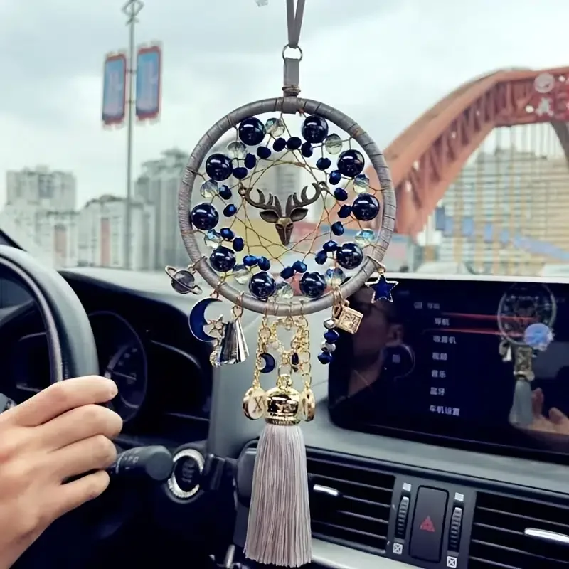 Dream Catcher Car Pendant, Handmade Artificial Crystal Tassel Car Pendant Car Decoration Accessaries
Dream Catcher Car Pendant, Handmade Artificial Crystal Tassel Car Pendant Car Decoration Accessaries