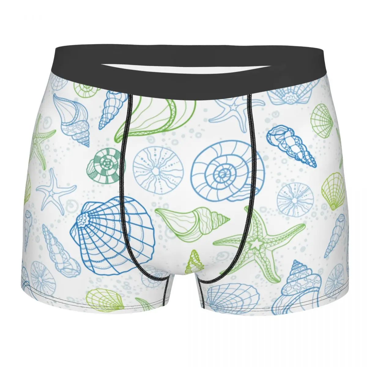 Seashell Boxer Fresh Pattern Shorts Panties Briefs Mens Underwear Shells Starfish Ocean Beach Breathable Underpants for Male
Seashell Boxer Fresh Pattern Shorts Panties Briefs Mens Underwear Shells Starfish Ocean Beach Breathable Underpants for Male