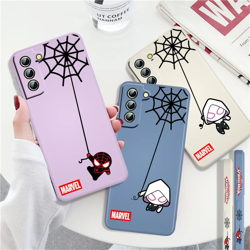 Marvel Spiderman Cartoon For Samsung Galaxy S22 S21 Pro S20 FE S10 Note 20 10 Plus Lite Ultra Liquid Left Rope Phone Case
Marvel Spiderman Cartoon For Samsung Galaxy S22 S21 Pro S20 FE S10 Note 20 10 Plus Lite Ultra Liquid Left Rope Phone Case