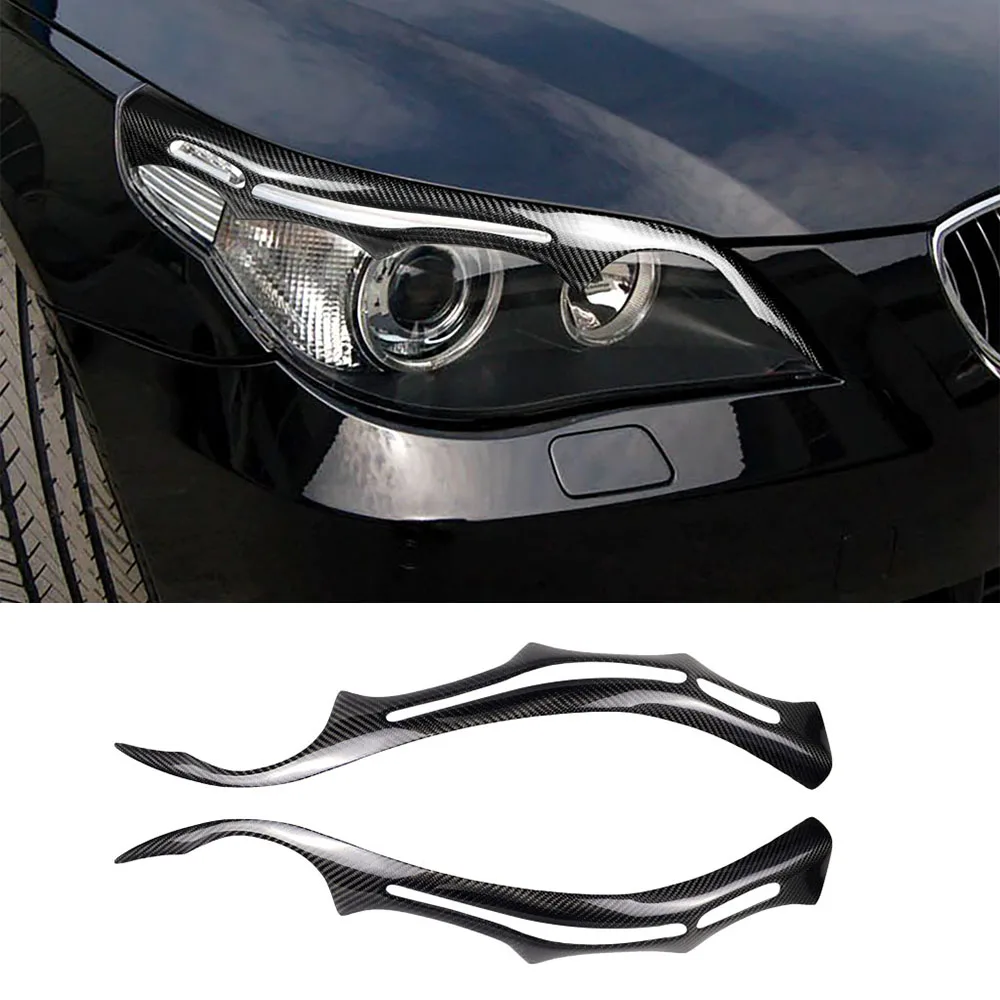 Декоративная наклейка для бровей в виде лампы для BMW E60 5 серии 2004 2005 2006-2010, аксессуары для интерьера автомобиля из углеродного волокна
Декоративная наклейка для бровей в виде лампы для BMW E60 5 серии 2004 2005 2006-2010, аксессуары для интерьера автомобиля из углеродного волокна