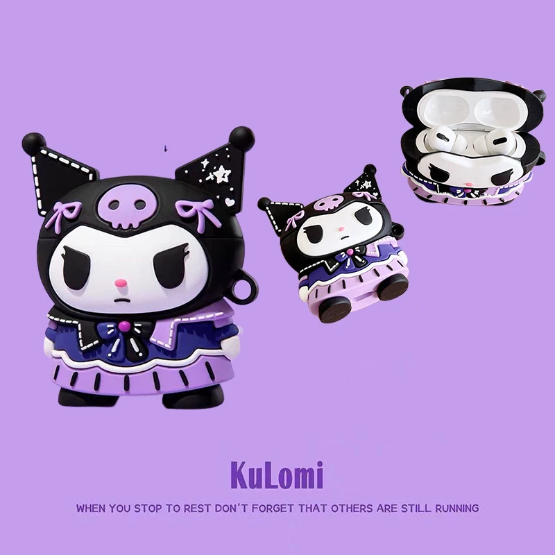 Силиконовый чехол для наушников Sanrio Kawaii Kuromi Airpods Аниме Фигурка чехол для наушников Airpods Pro 123 аксессуары подарки на день рождения
Силиконовый чехол для наушников Sanrio Kawaii Kuromi Airpods Аниме Фигурка чехол для наушников Airpods Pro 123 аксессуары подарки на день рождения