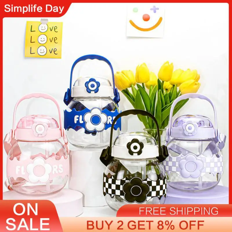 Женская портативная кружка для воды с соломинкой, большая летняя кружка с соломинкой, Студенческая кружка с большим животом, прочная кружка для воды
Женская портативная кружка для воды с соломинкой, большая летняя кружка с соломинкой, Студенческая кружка с большим животом, прочная кружка для воды