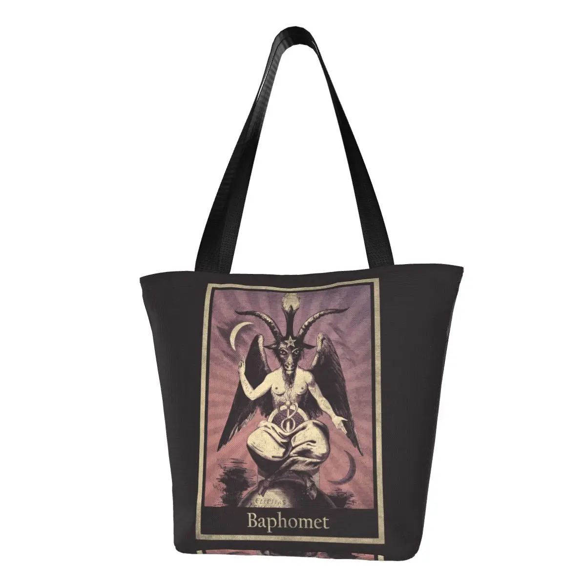 Baphomet хозяйственная сумка колдовство Иллюминаты оккультная Коза винтажная Полиэстеровая офисная сумка женские модные сумки
Baphomet хозяйственная сумка колдовство Иллюминаты оккультная Коза винтажная Полиэстеровая офисная сумка женские модные сумки