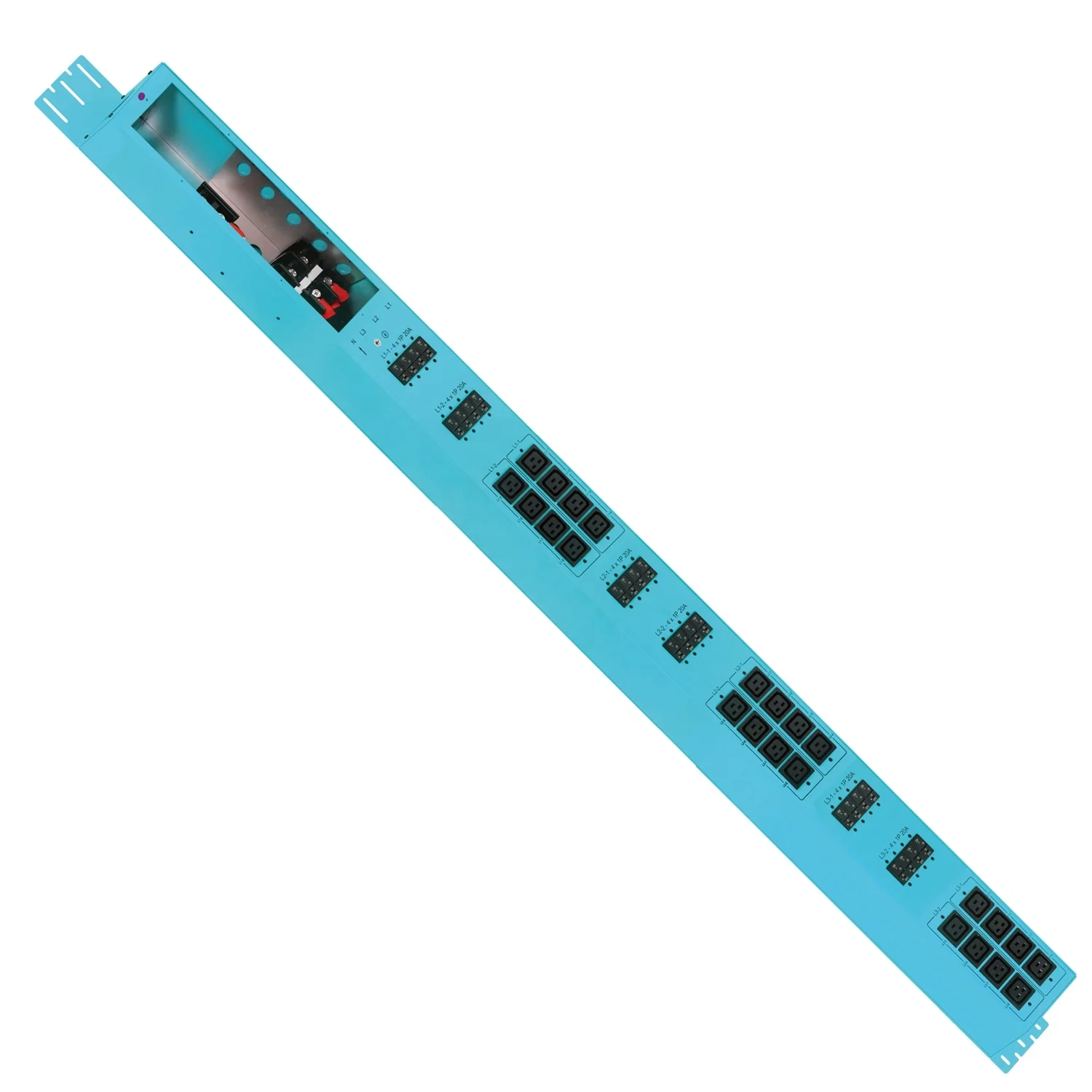 Orient PDU 24port C19 and 150A Junction box and 24pcs 1P 20A Hydraulic magnetic breakers 3Phase 150 amp C19 rack 3 phase pdu
Orient PDU 24port C19 and 150A Junction box and 24pcs 1P 20A Hydraulic magnetic breakers 3Phase 150 amp C19 rack 3 phase pdu