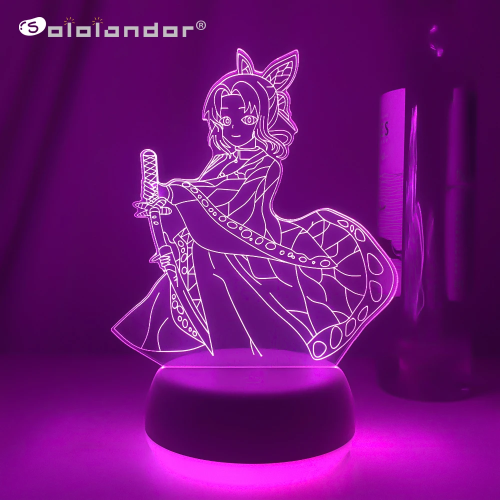 Лампа 3d аниме, рассекающий демонов, Кочо, Кана светильник для спальни, декор день рождения детей, подарок манга, Кочо, Кана, лампа Kimetsu No Yaiba
Лампа 3d аниме, рассекающий демонов, Кочо, Кана светильник для спальни, декор день рождения детей, подарок манга, Кочо, Кана, лампа Kimetsu No Yaiba