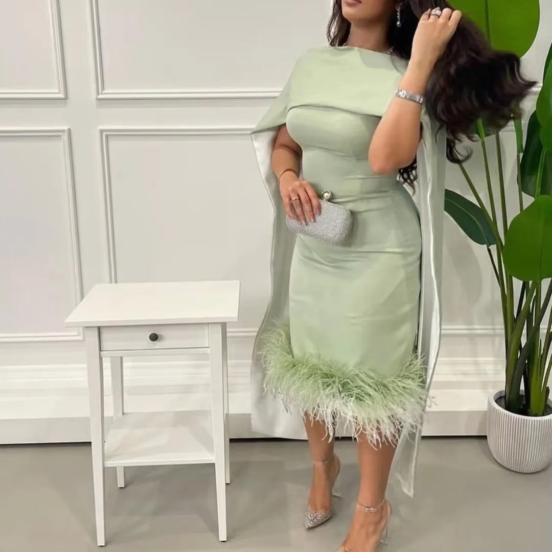 Light Green Prom Dresses 2023 With Feathers Sleeveless Knee-Length Fresh Style Formal Occasion Dresses Saudi Arabia Vestidos De
Light Green Prom Dresses 2023 With Feathers Sleeveless Knee-Length Fresh Style Formal Occasion Dresses Saudi Arabia Vestidos De