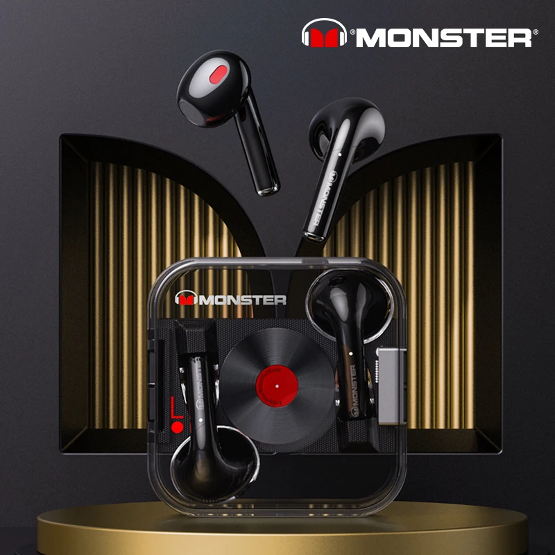 Monster XKT01 Earphone Wireless Bluetooth 5.2 TWS HiFi Music Earbuds Gaming Headphones with Mic 300mAh Stereo In-Ear Headset
Monster XKT01 Earphone Wireless Bluetooth 5.2 TWS HiFi Music Earbuds Gaming Headphones with Mic 300mAh Stereo In-Ear Headset