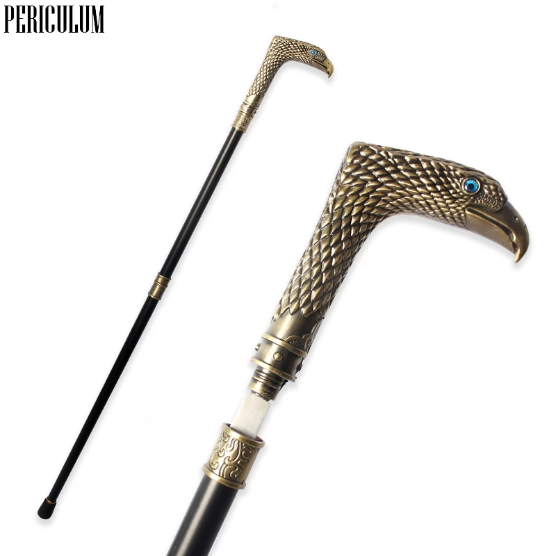 Men Bronze Blue Eye Eagle Walking Stick With Hidden Sword Women Self Defense Fashion Cane Sword Cosplay Crosier Stick 93cm
Men Bronze Blue Eye Eagle Walking Stick With Hidden Sword Women Self Defense Fashion Cane Sword Cosplay Crosier Stick 93cm