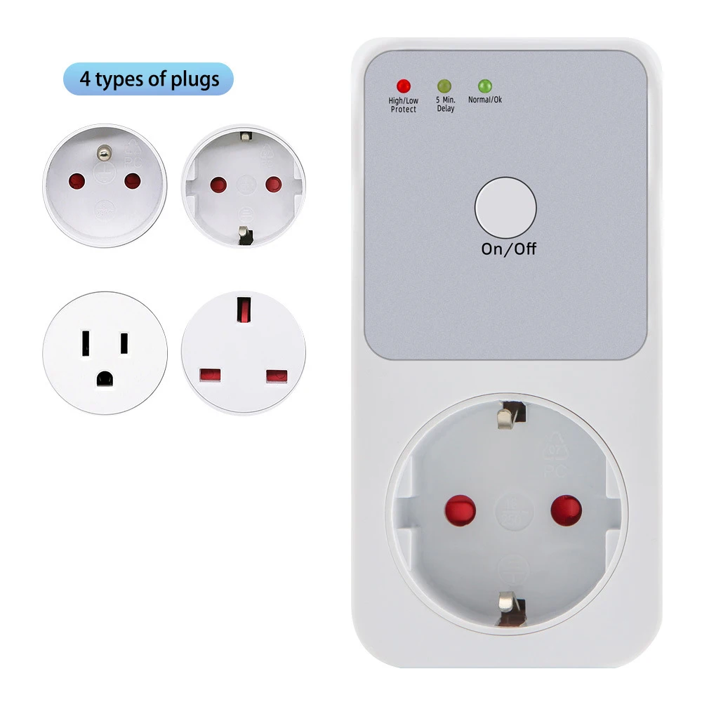 EU Plug Socket 3680W Protect Automatic Voltage Protector Socket 220V Surge Safe Refrigerator Home Appliance US UK FR Plug
EU Plug Socket 3680W Protect Automatic Voltage Protector Socket 220V Surge Safe Refrigerator Home Appliance US UK FR Plug