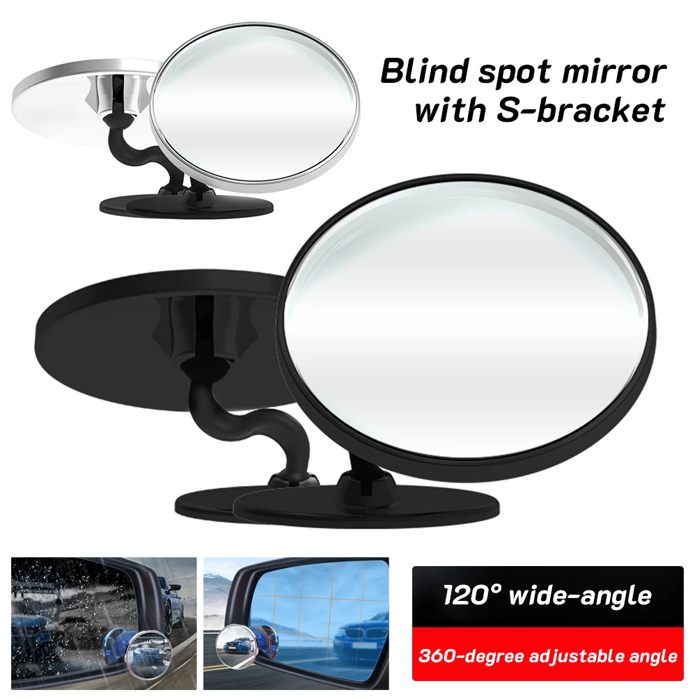 2pcs 360 Degree Car Blind Spot Mirror Rearview Auxiliary Mirror Wide-Angle Adjustable Waterproof Mirror for Parking Safety
2pcs 360 Degree Car Blind Spot Mirror Rearview Auxiliary Mirror Wide-Angle Adjustable Waterproof Mirror for Parking Safety