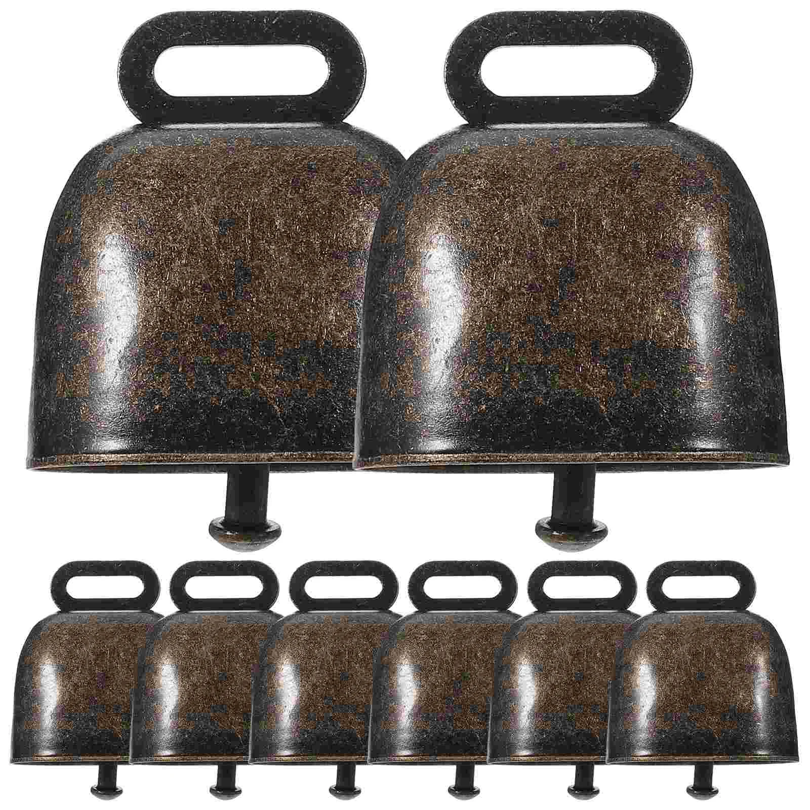 12 Pcs Christmas Bells Iron Hanging Vintage Decorations Retro Ornaments Design Shaped Small cowbell
12 Pcs Christmas Bells Iron Hanging Vintage Decorations Retro Ornaments Design Shaped Small cowbell