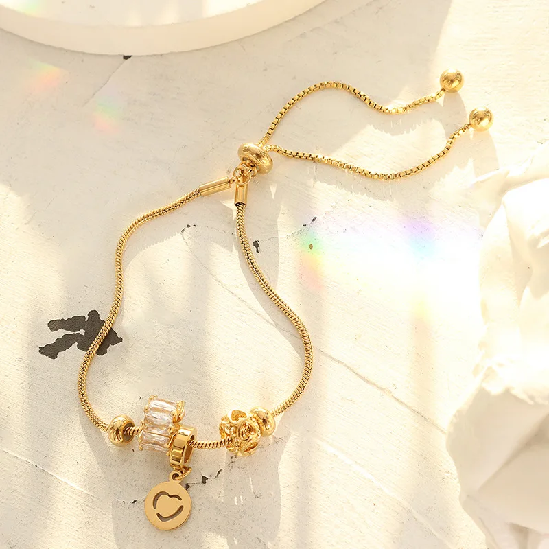 Personality Trend Pull Buckle Bracelet Female Stainless Steel Ladies Trend Jewelry Exquisite Party Girl Accessories
Personality Trend Pull Buckle Bracelet Female Stainless Steel Ladies Trend Jewelry Exquisite Party Girl Accessories