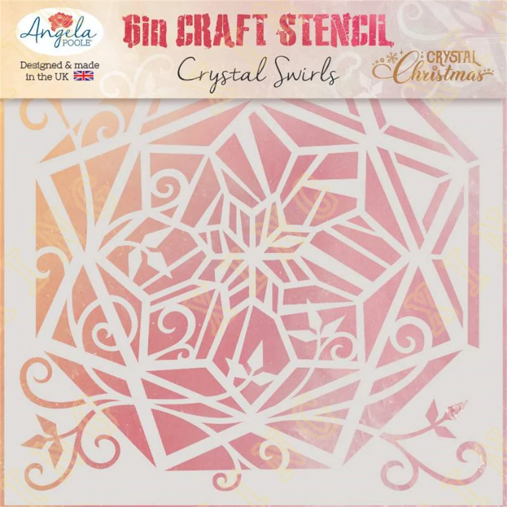 Diy Embossing Paper Card Template Craft Layering Stencils for Walls Painting Scrapbooking Stamp Album Decor New Crystal Swirls
Diy Embossing Paper Card Template Craft Layering Stencils for Walls Painting Scrapbooking Stamp Album Decor New Crystal Swirls