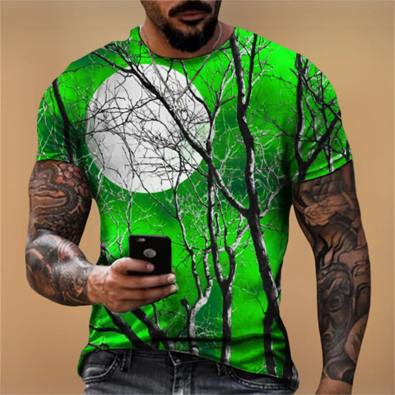New Tree Tshirt Men Women Fashion Color-blocking Moon 3d Printed T Shirt Harajuku Casual Short Sleeve Slim T-shirt Mens Clothing
New Tree Tshirt Men Women Fashion Color-blocking Moon 3d Printed T Shirt Harajuku Casual Short Sleeve Slim T-shirt Mens Clothing