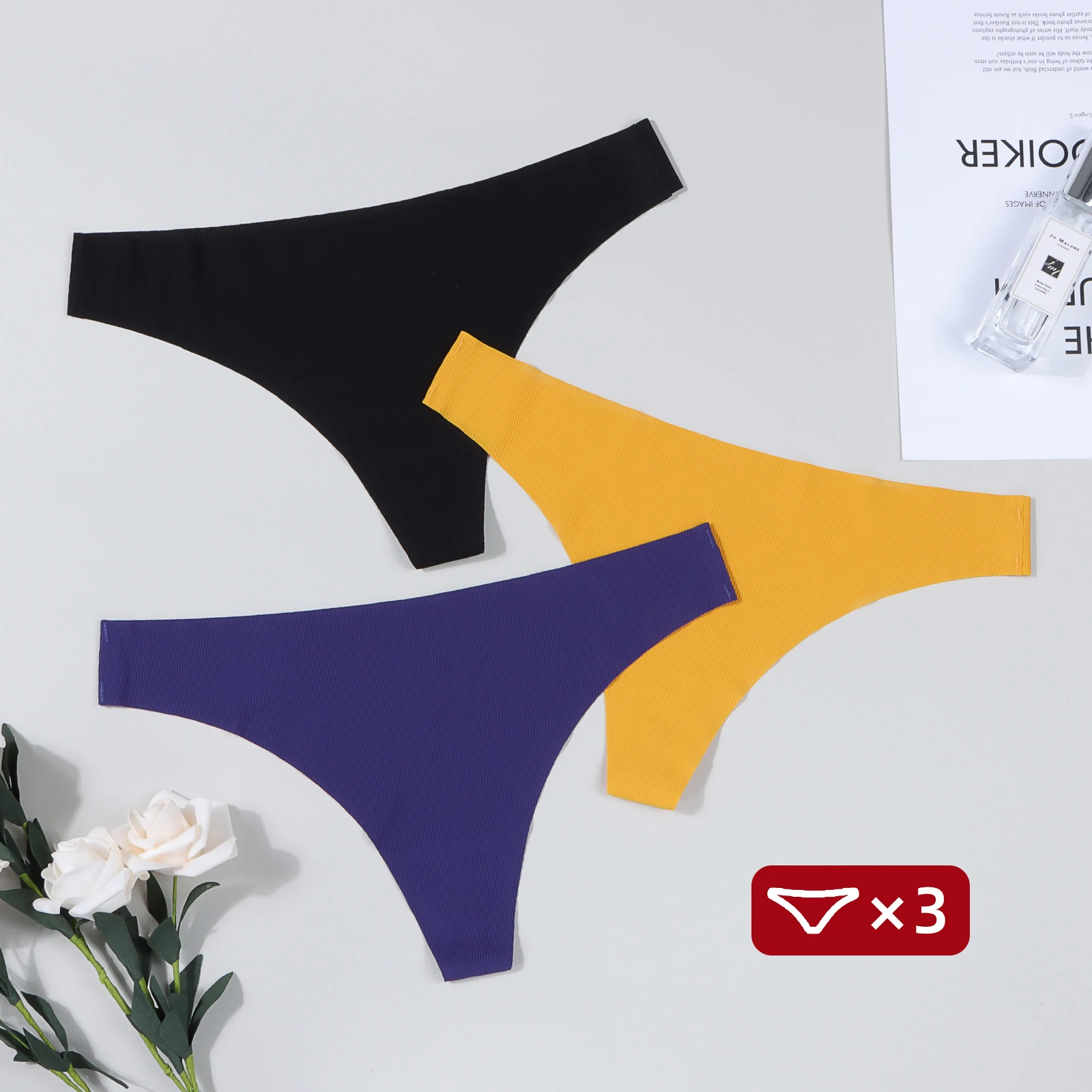 3 шт. цельные стринги для женщин, сексуальные бесшовные стринги, ребристые высокие эластичные трусы, хлопковые трусы с промежностью, однотон...
3 шт. цельные стринги для женщин, сексуальные бесшовные стринги, ребристые высокие эластичные трусы, хлопковые трусы с промежностью, однотон...