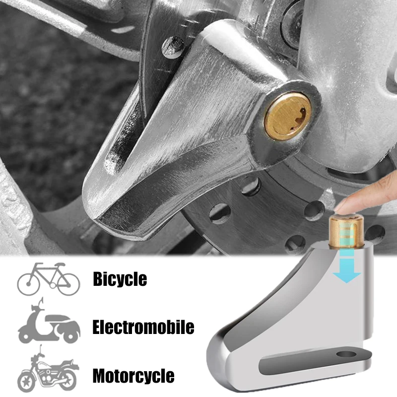 Universal Motorcycle Anti-theft Brake Disc Disk Lock Scooter Bike Wheel Steel Security Protection Portable Keyless Lock
Universal Motorcycle Anti-theft Brake Disc Disk Lock Scooter Bike Wheel Steel Security Protection Portable Keyless Lock