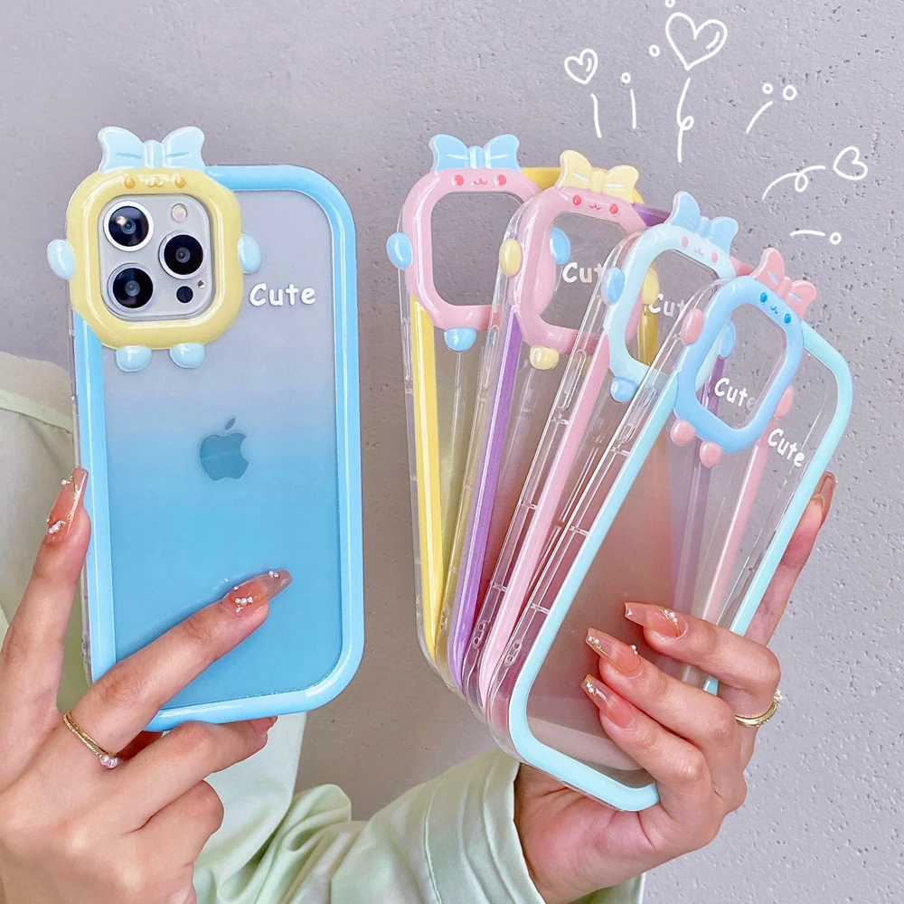 Cute Cartoon Candy Color Phone Case for iPhone 13 11 12 iPhone13 Pro X Xs Max XR Shockproof Airbag Soft Clear Back Cover Coque
Cute Cartoon Candy Color Phone Case for iPhone 13 11 12 iPhone13 Pro X Xs Max XR Shockproof Airbag Soft Clear Back Cover Coque