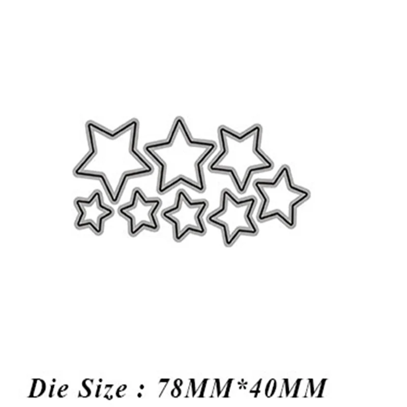 Embossed photo frame stamp new five-star metal cutting die DIY scrapbook handicraft template die
Embossed photo frame stamp new five-star metal cutting die DIY scrapbook handicraft template die