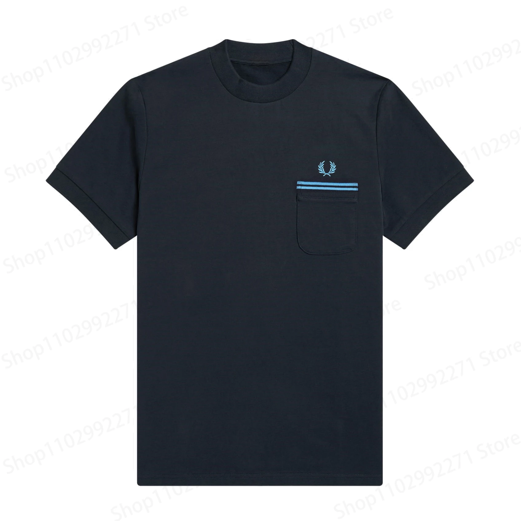 New Pocket Stripe Design Round Neck Cotton Men Short Sleeve Top Premium Embroidery Business Casual Luxury T-Shirt
New Pocket Stripe Design Round Neck Cotton Men Short Sleeve Top Premium Embroidery Business Casual Luxury T-Shirt